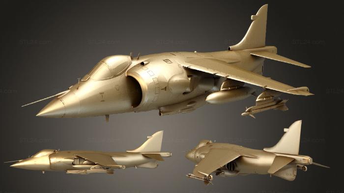 Vehicles (Sea Harrier FRS, CARS_3397) 3D models for cnc